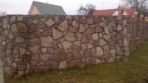 Забор из камня своими руками: фото, видео инструкция (забор, камень) Забор из камня своими руками: фото, видео инструкция