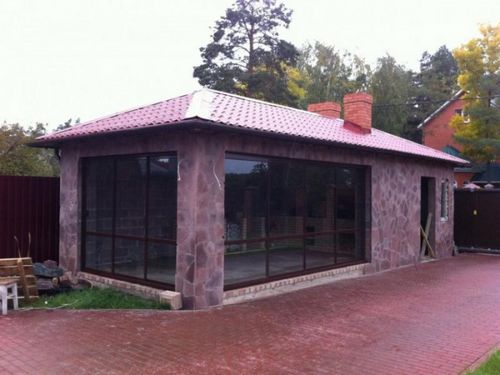 Закрытые беседки с барбекю и мангалом + проекты и фото (беседка, мангал, постройка) Закрытые беседки с барбекю и мангалом + проекты и фото