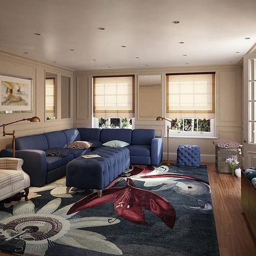 Зонирование гостиной: 10 фото