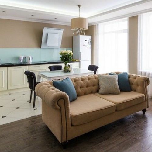 Зонирование гостиной: 10 фото