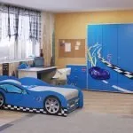 Кровать в виде автомобиля