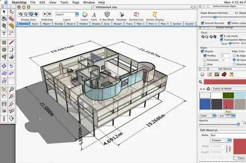 чертеж Google SketchUp