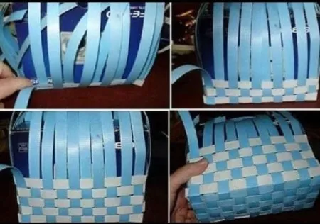 Пластиковые бутылки в саду