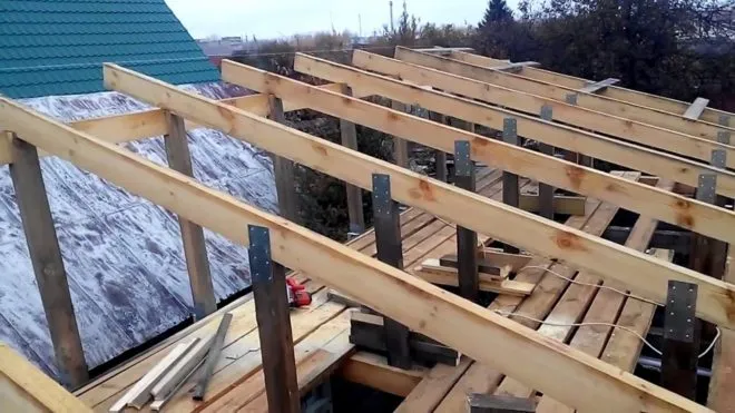 Дома с односкатной крышей