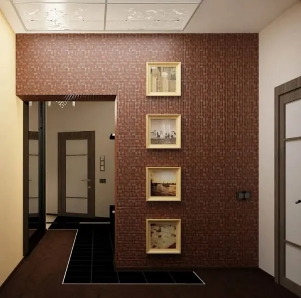 оригинальный дизайн коридора в квартире 