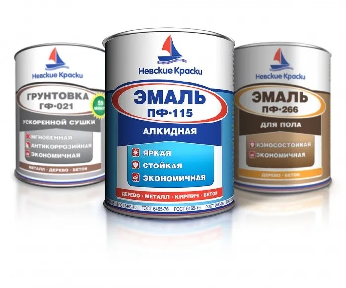 Эмали в банке