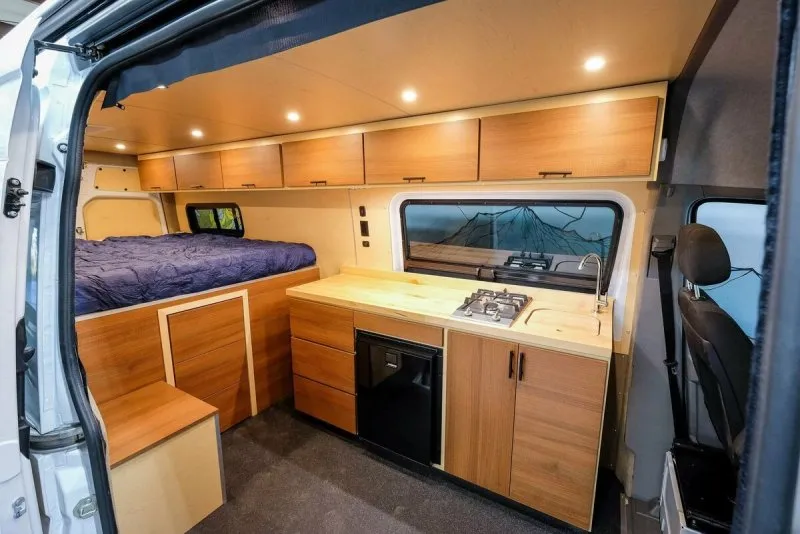 Mercedes Sprinter Camper van Interior