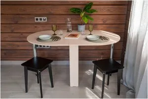 Стол обеденный раскладной Kitchen Table 3 дуб сонома Стол обеденный Kitchen table 3 в цвете дуб беле