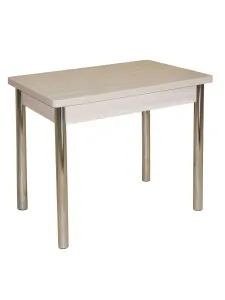 Мебель + / Стол обеденный раздвижной, раскладной, откидной, кухонный, трансформер, на подарок, Мебель +