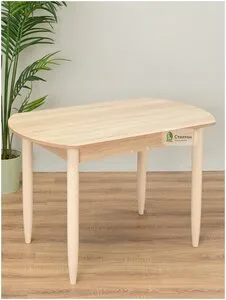 Стол обеденный раздвижной/кухонный/овальный/для кухни/дома дачи/раскладной для дома 110/140*70 овал