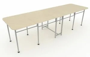 Раскладной стол Maksimus 2 305x90 Дуб Дымчатый Если вам нужен максимально длинный обеденный стол, то