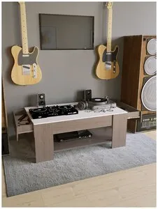 EVITAmeb / Стол журнальный №12 / для ноутбука / кофейный / стол трансформер / стол раскладной / стол с ящиком