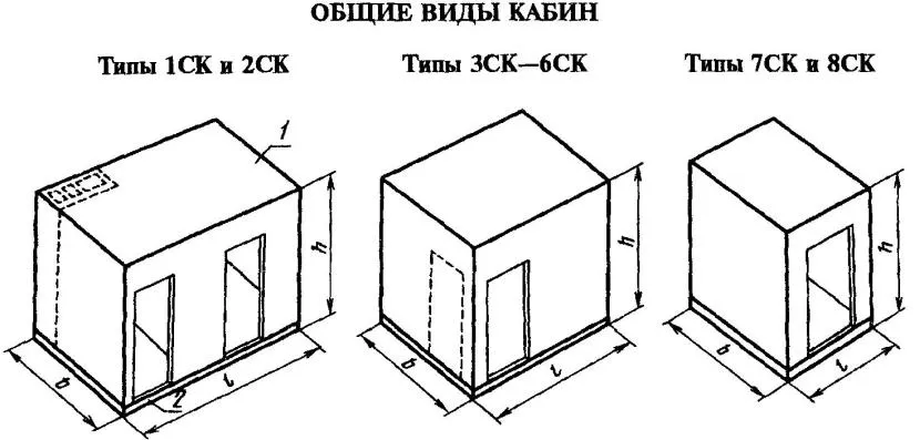 Виды сантехкабин для построек из железобетонных панелей