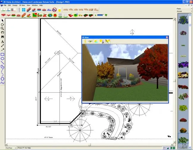 Программа для проектирования домов 3D Home Architect