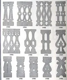 sawn-baluster-porch Folk Victorian, Victorian Farmhouse, Front Porch Railings, Balcony Railing, Handrails