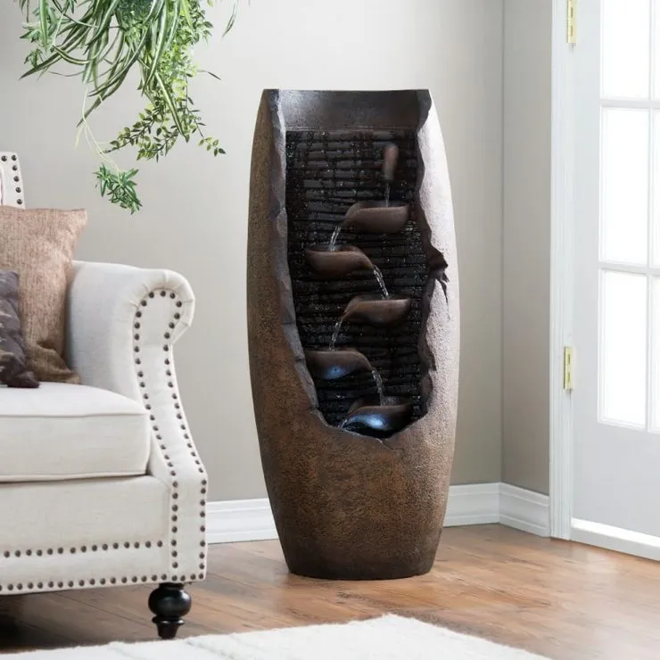 Домашний фонтан: комнатный настольный декоративный элемент своими руками