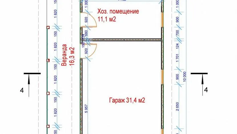 Проекты гаражей с хозблоком: варианты и способы их реализации + фото