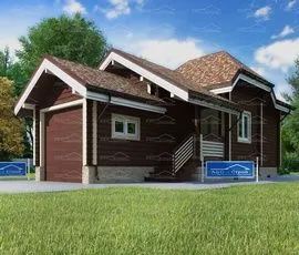Проект Гараж со сторожкой 2