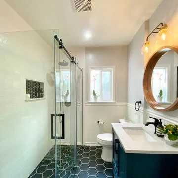 Modern Mid Century Bathroom Remodel