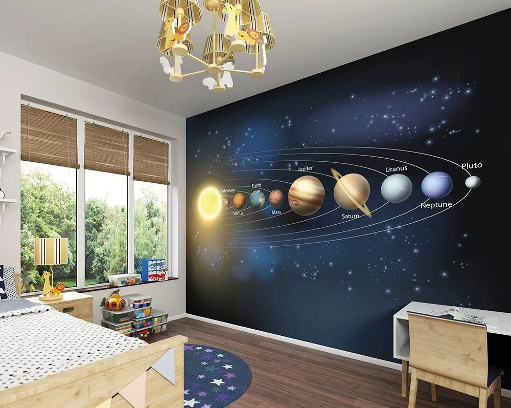 Стена "Космос" в детской комнате