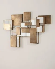 Metal Wall Art Decor, Mirror Wall Art, Wooden Wall Art, Diy Wall Art, Mirror Mirror, Diy Crafts For Home Decor, Wall Accessories, Office Interior Design, Jamie Young