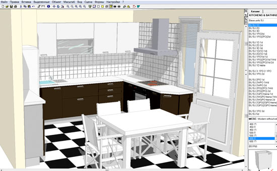 Программы для проектирования кухни