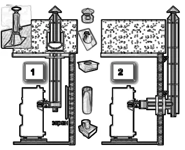 Монтаж дымохода - 2 схемы - установка дымохода через крышу или стену. Дом котлов, Минск