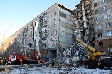 Взрыв бытового газа Взрыв в Магнитогорске