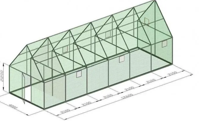 Размеры пполикарбонатной теплицы