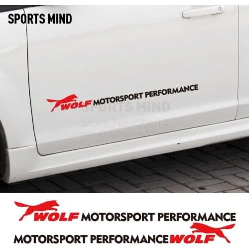 10 пар спортивных наклеек на дверь для автомобильного спорта MIND Wolf для FORD FOCUS Mondeo Fiesta seat renault opel saab mazda hyundai аксессуары