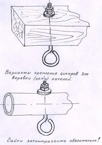 Как сварить качели из труб своими руками: чертежи с размерами мастер-класс