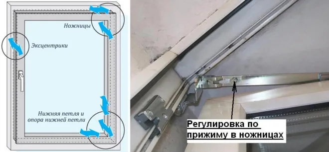 Как отрегулировать пластиковые окна в режиме «зима — лето»