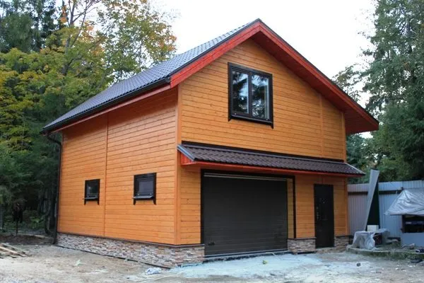 Гараж с мансардой-1