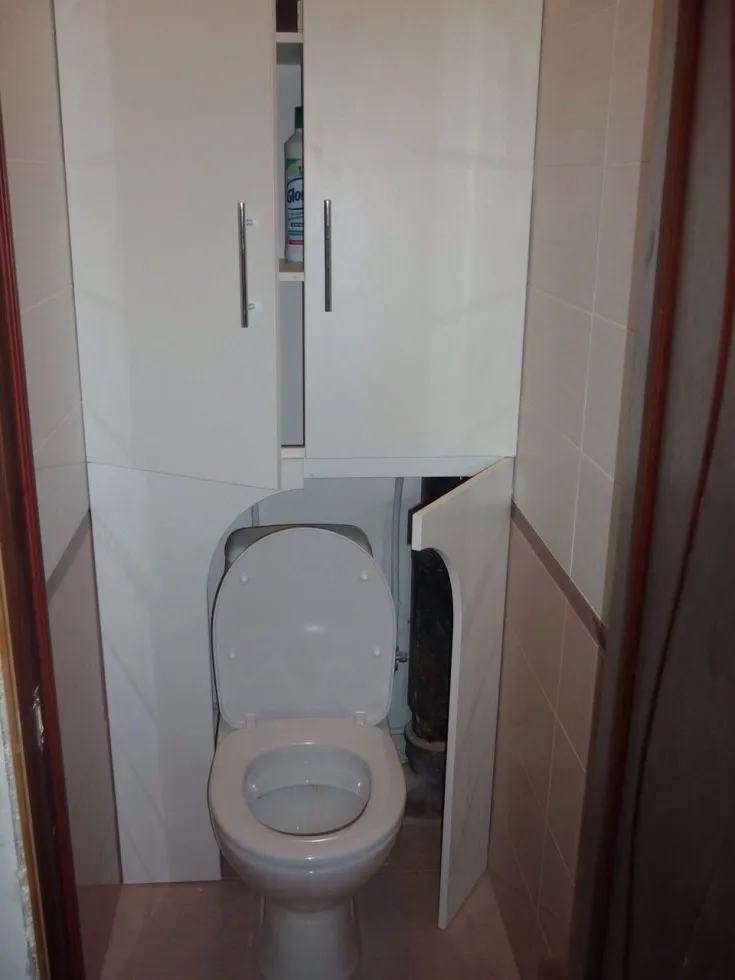 (+20 фото) Как самостоятельно изготовить шкаф в туалет