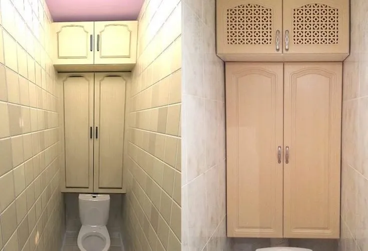 (+20 фото) Как самостоятельно изготовить шкаф в туалет