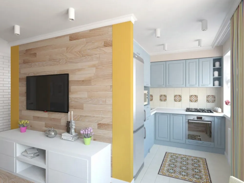 дизайн интерьера трехкомнатной квартиры