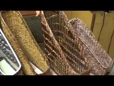 ▶ ▬► Органайзер своими руками. Часть 1. - YouTube Newspaper Art, Woven Paper, Wicker Chair, Recycled Paper