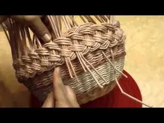 2 МК Плетение из газет "Коса" + Видео Урок и МК "Загибка". Обсуждение на LiveInternet - Российский Сервис Онлайн-Дневников Weaving Art, Basket Crafts