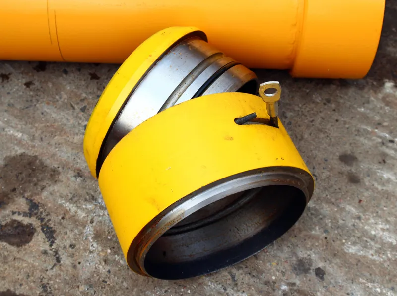 Труба для заливки бетона с донным клапаном