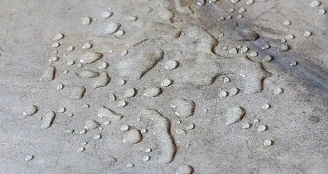 Водонепроницаемость бетонного полотна