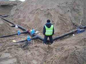 Наружные сети водоснабжения выполняются в соответствии со строгими нормами.