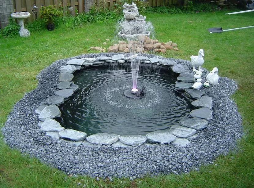 фонтан для маленького пруда