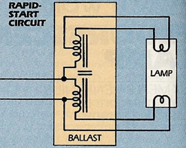 Подключение люминесцентной лампы без дросселя
