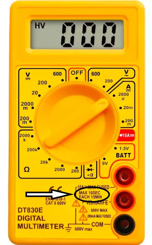 какие токи можно измерять мультиметром