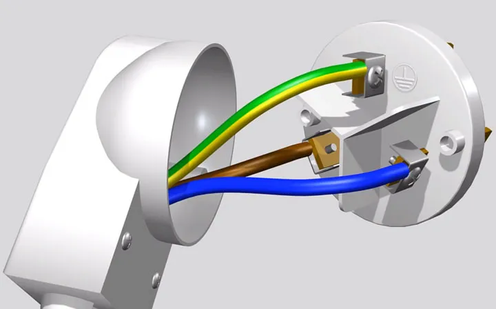 правильное подключение фазы, ноля и заземления на мощной вилке для плиты