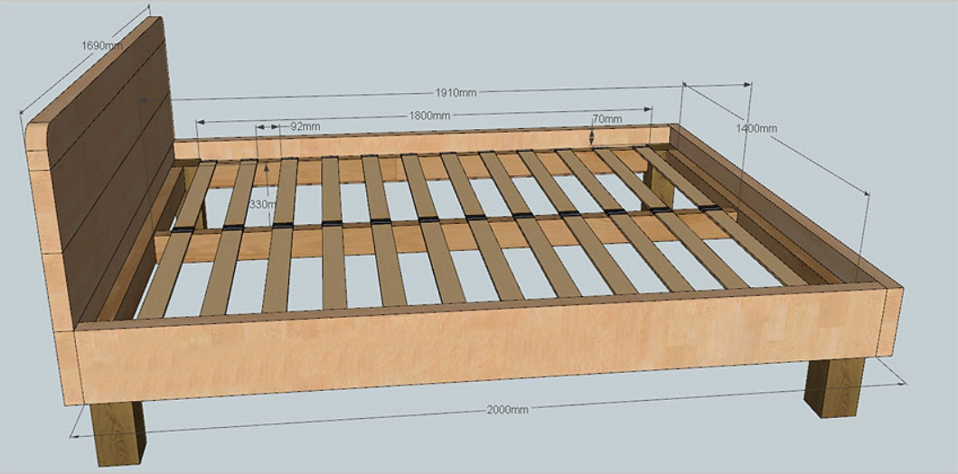 Как спроектировать кровать и ее сделать