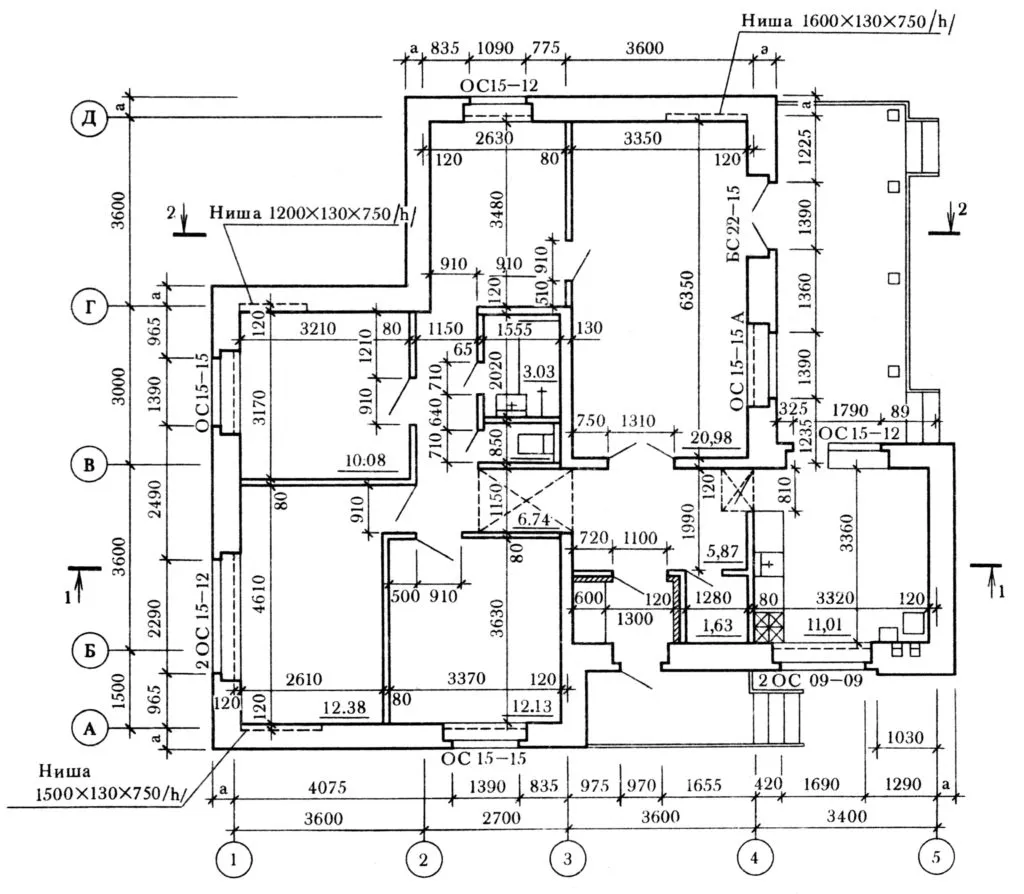 Пример плана дома. Экспресс курс по AutoCAD в Севастополе.