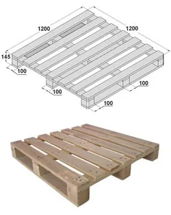 Паллет американского стандарта (US-паллет, американец)