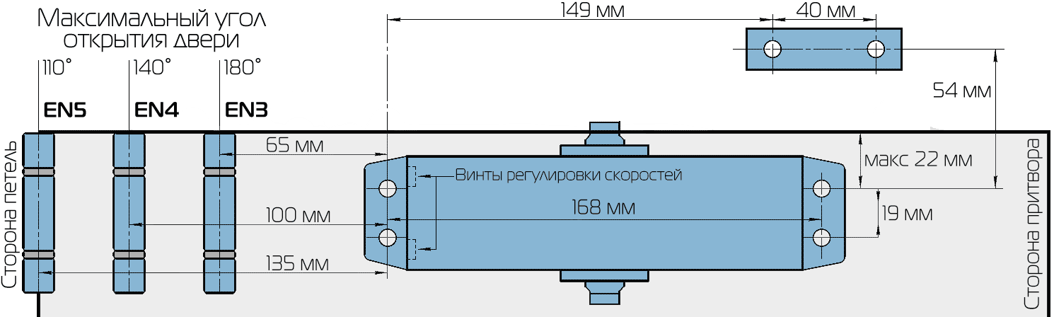 Монтаж и установка доводчика двери Монтаж и установка доводчика двери