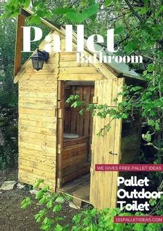 Уличный дачный туалет из поддонов Pallet Ideas Easy, Diy Pallet Projects, Backyard Projects, Pallet Diy, Pallet Garden, Diy Ideas, Off Grid
